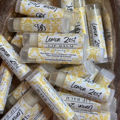 Lemon Zest Lip Balm Set