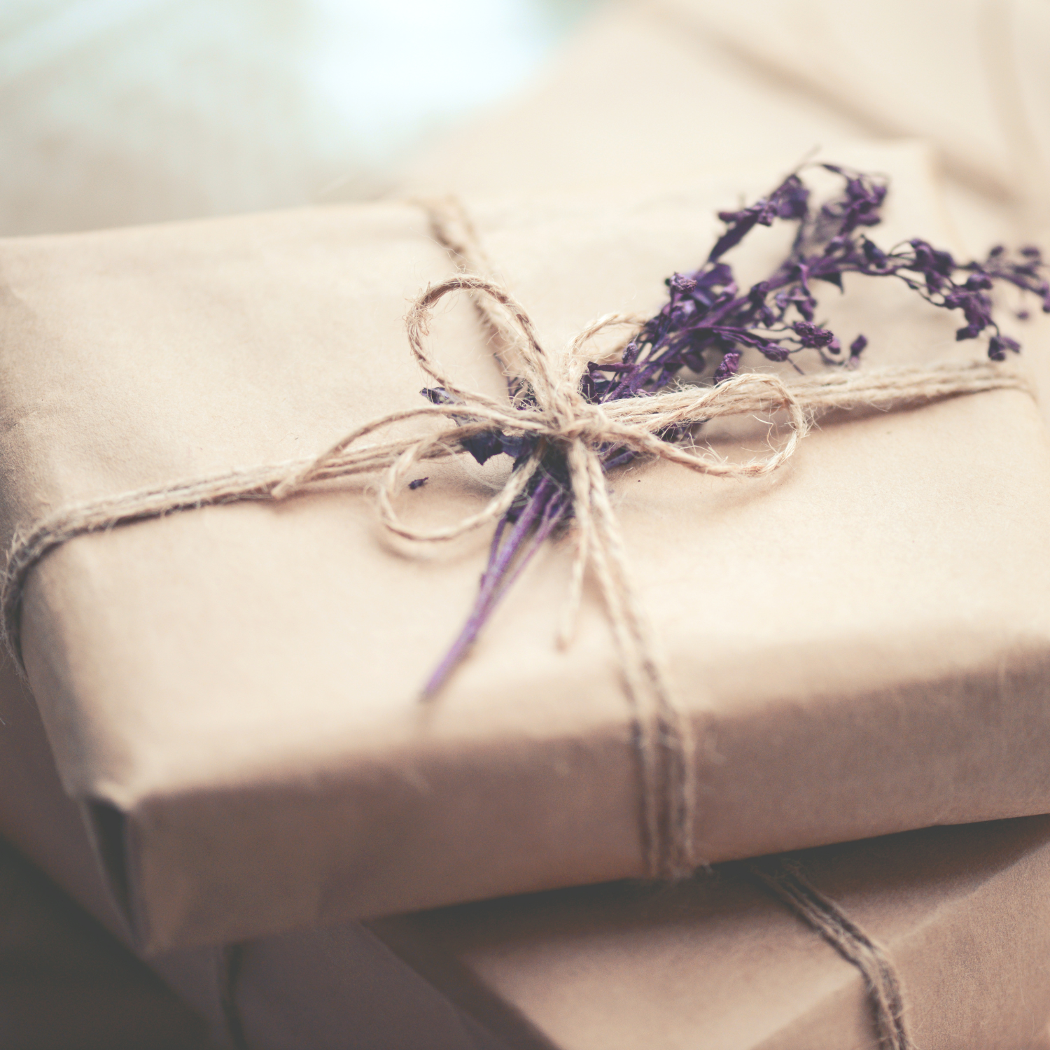 Our Products Make Great Gifts and Elegant Brown Paper Packages