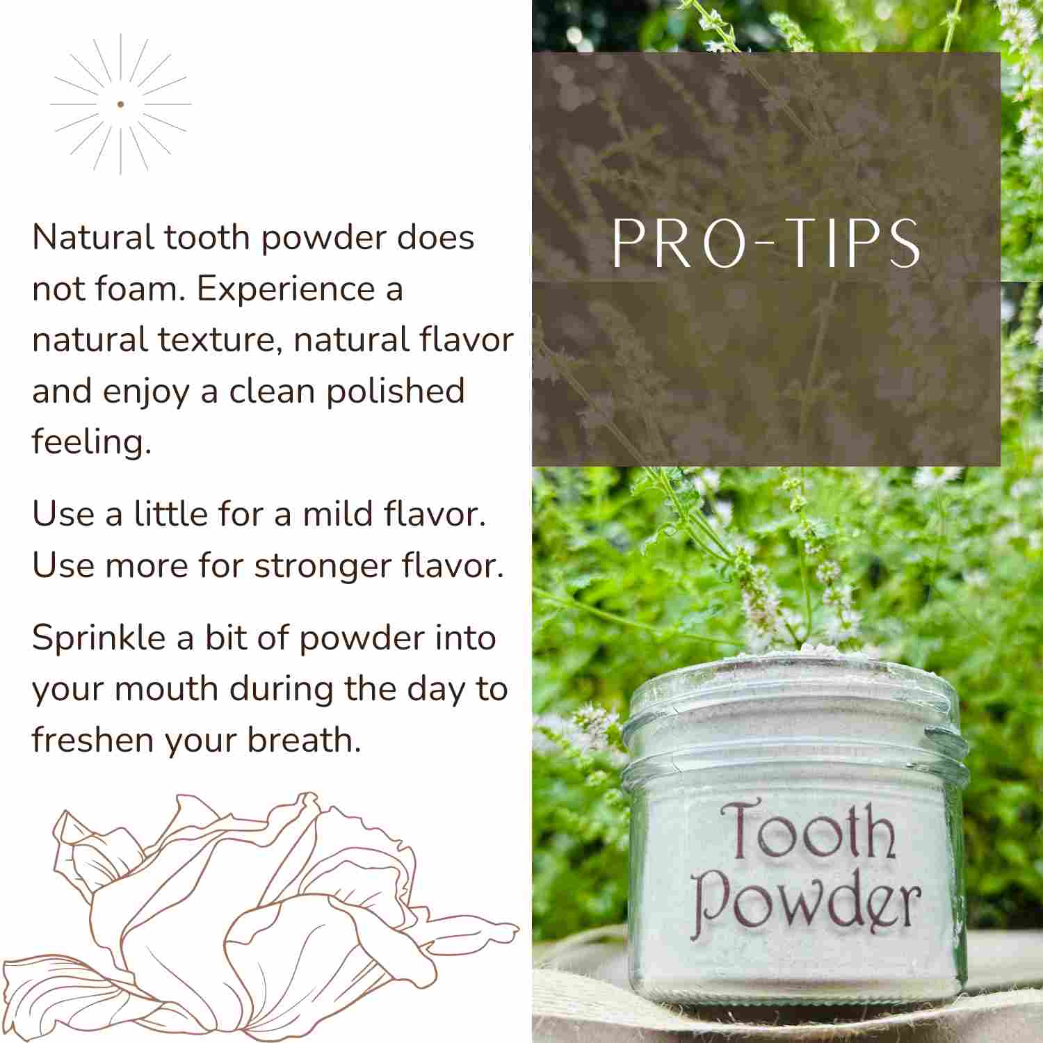 Homesteader's Dream All Natural Mineral Tooth Powder Pro Tips