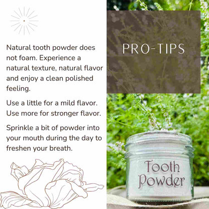 Homesteader's Dream All Natural Mineral Tooth Powder Pro Tips