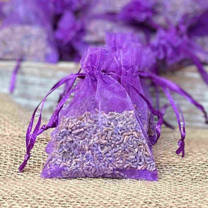 Luxurious Lavender Sachet Closeup