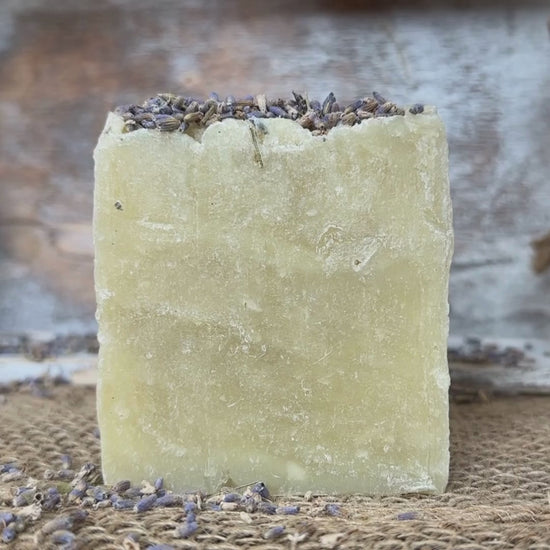 Luxurious Lavender Shea Soap with Lavender Falling All Around Demo